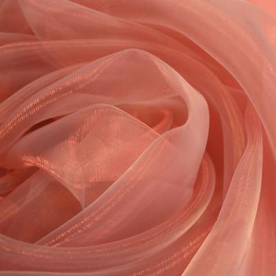 полуорганза  однотонная  насыщенный розовый